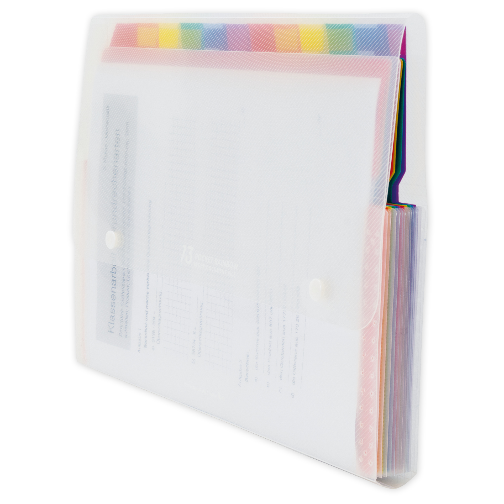 TimeTEX Fächermappe A4-Plus, transparent farbig TimeTEX Fächermappe A4-Plus, transparent farbig