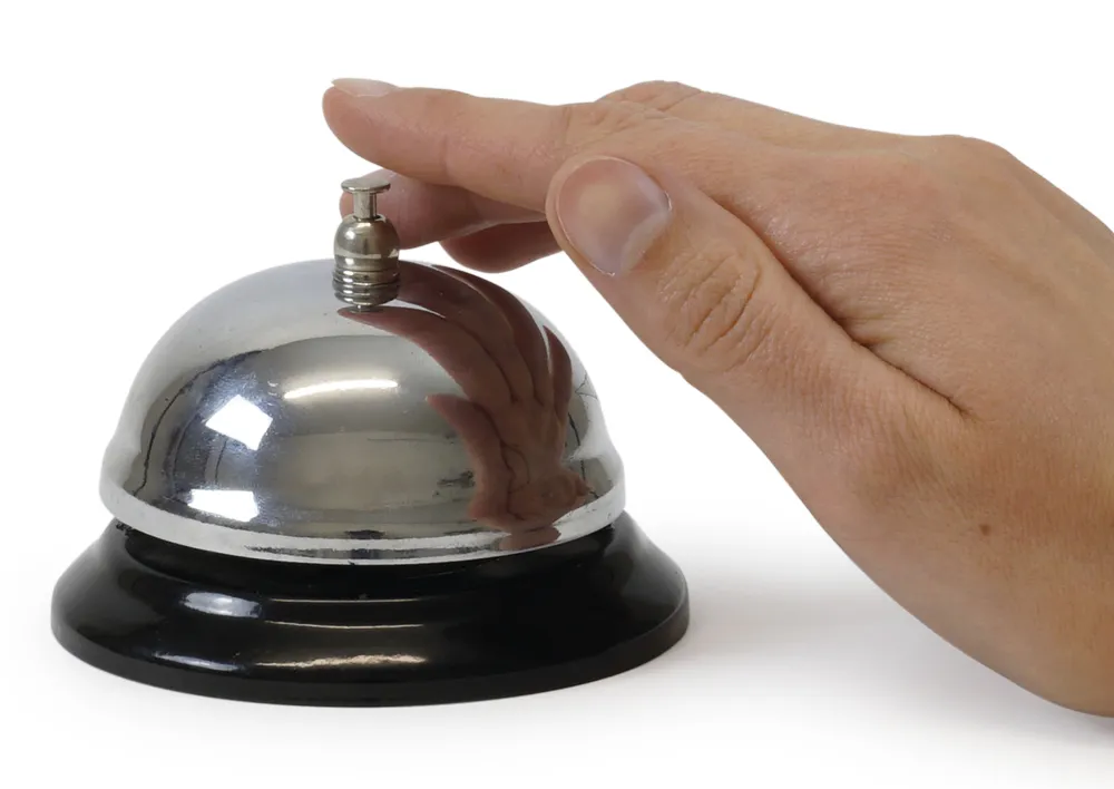 TimeTEX Tisch-Glocke "Silentium"