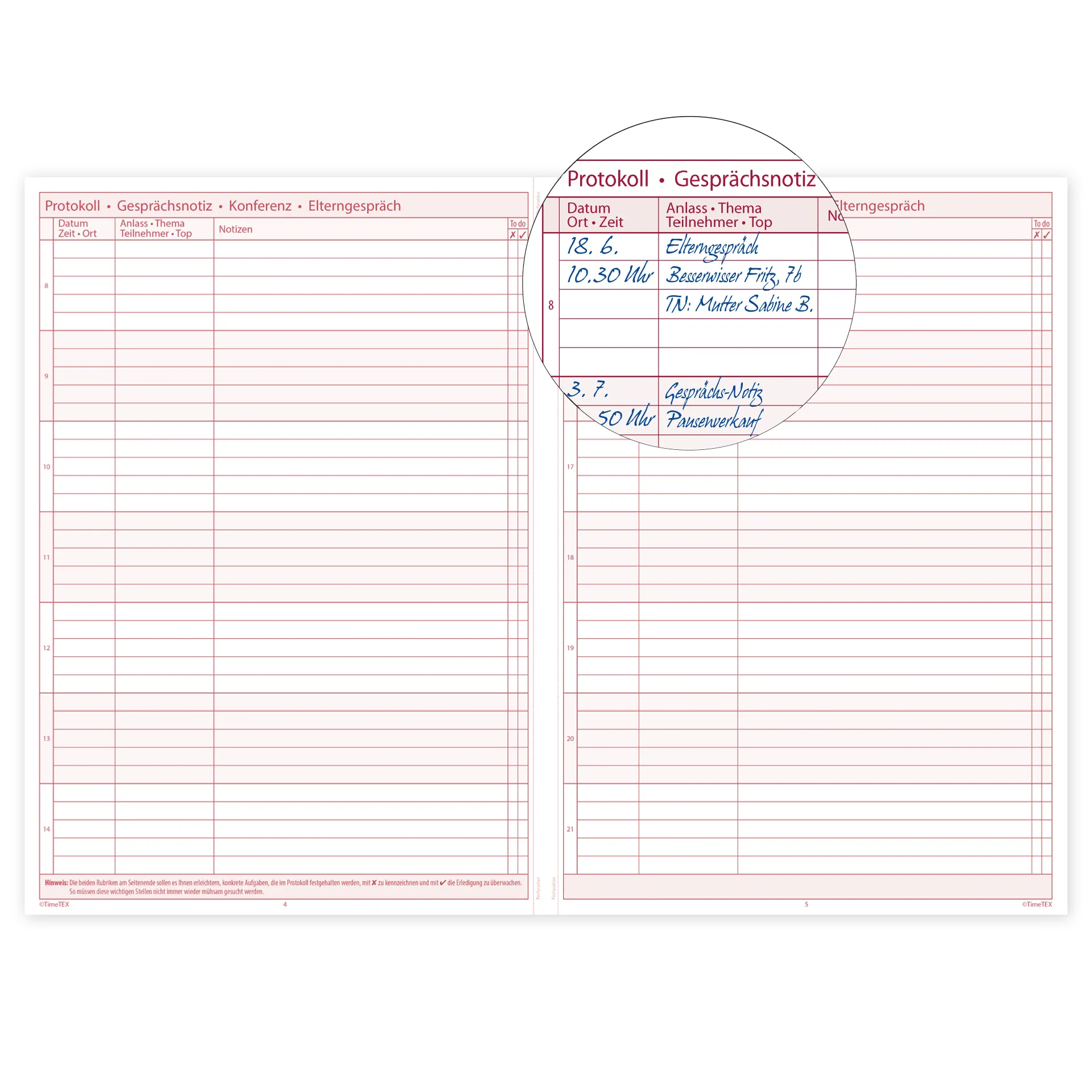 TimeTEX Heft Notizen A5 