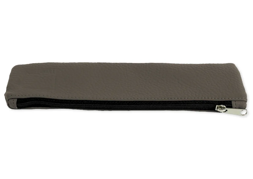 Aufspann-Stiftmäppchen aus Leder, für A5 und A4