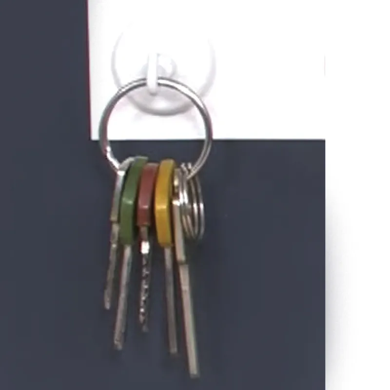 Magnet-Haken-Set, 32 mm ø, weiß, 5-tlg.