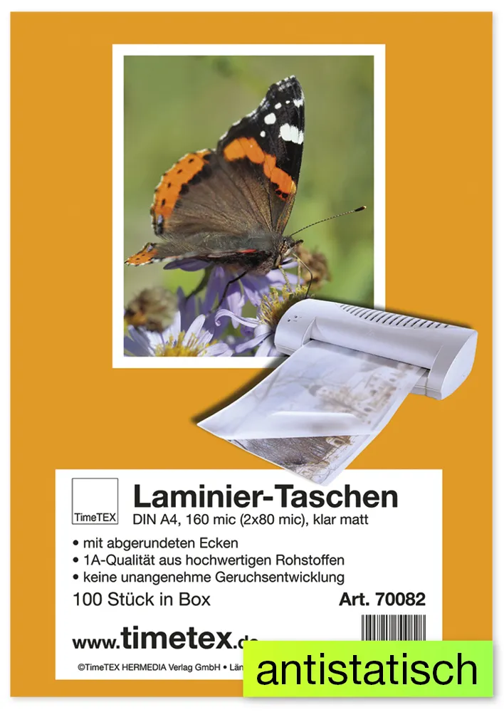 Laminiertaschen A4 2x80 mic matt