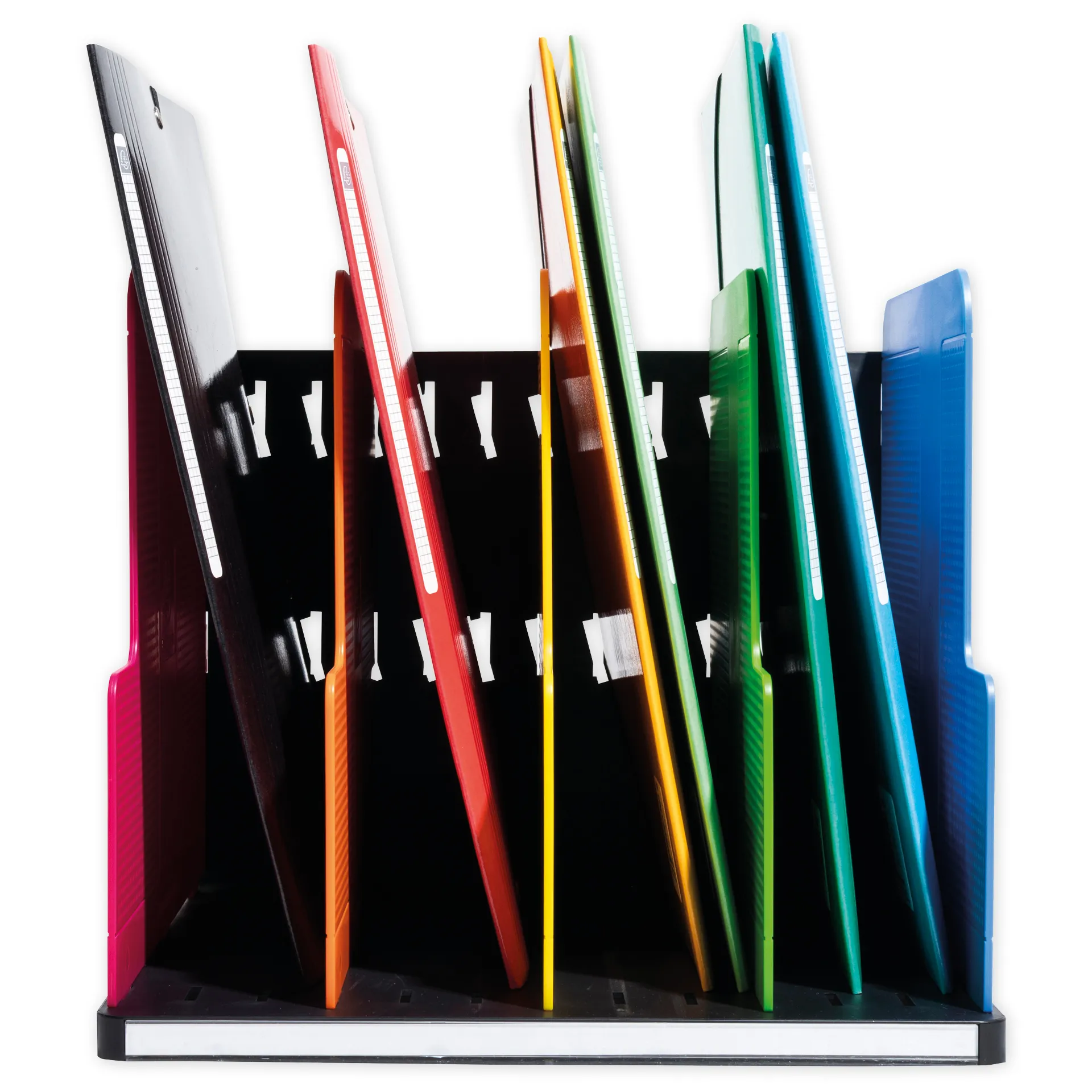 Stehsammler "Regenbogen", 4 Fächer, variabel