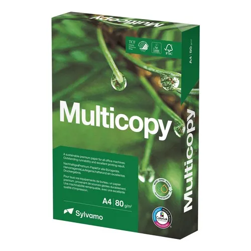 Kopierpapier A4 80g, 500 Blatt, weiß, holzfrei