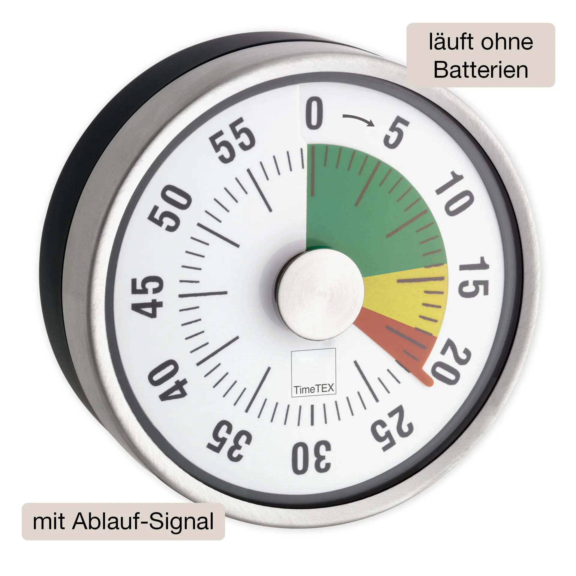Zeitdauer-Uhr "Automatik" Compact mit Magnet und Ampelscheibe