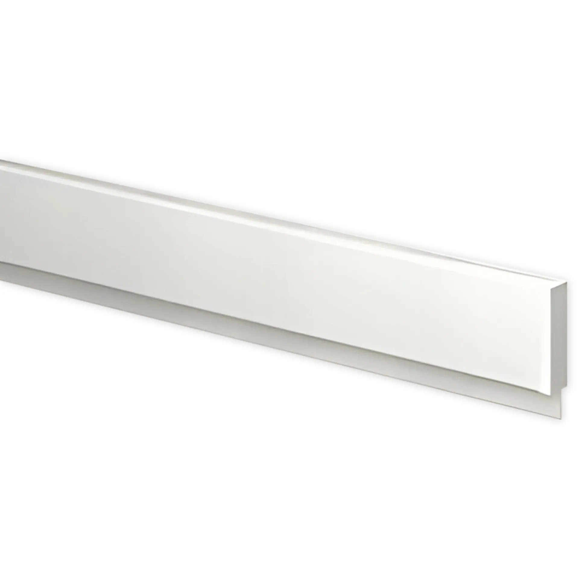 Info-Leiste mit Befestigungs-Material, 100 cm, weiß