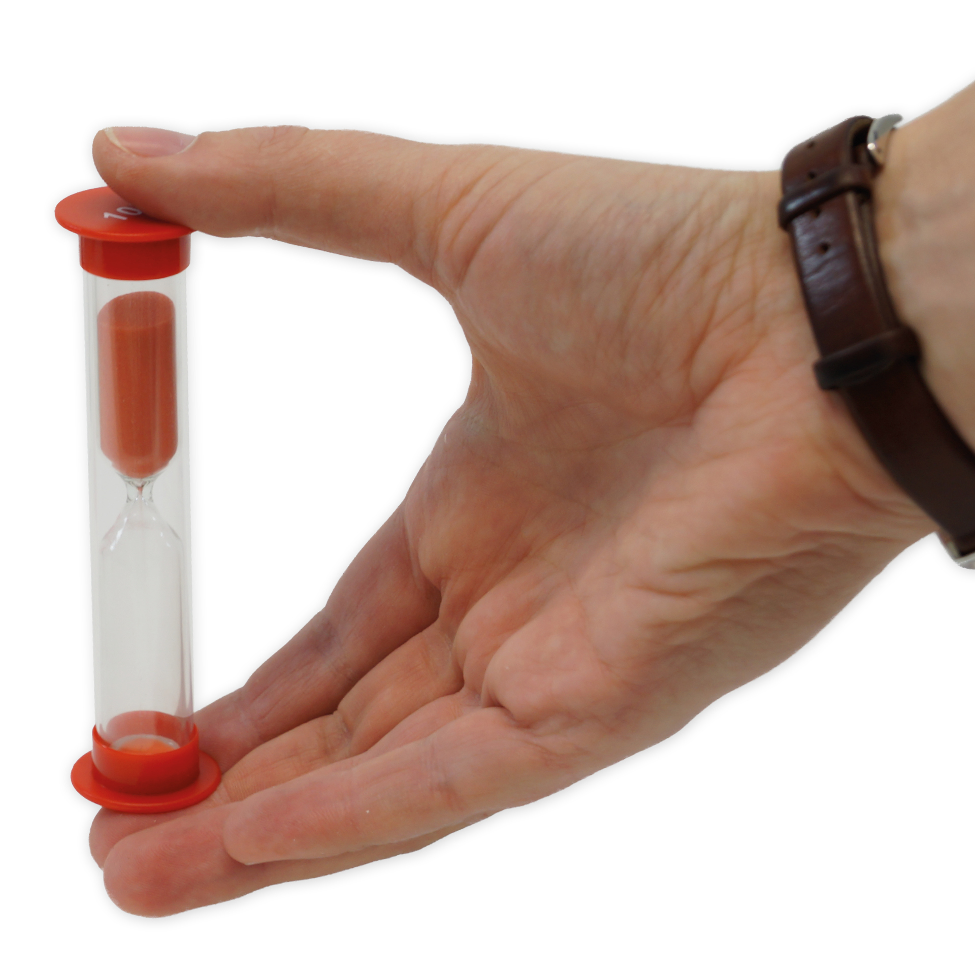 Sanduhren-Set 5 tlg., 10cm hoch, 2,5cm ø Sanduhren-Set 5 tlg., 10cm hoch, 2,5cm ø