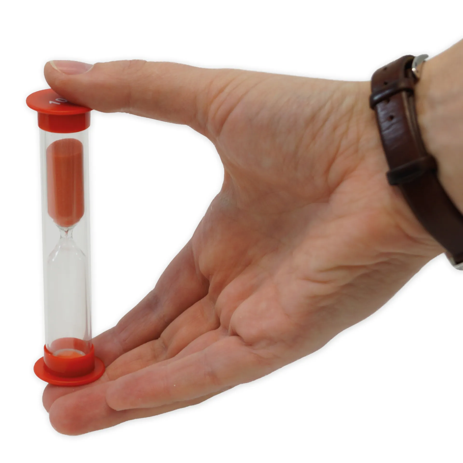 Sanduhren-Set 5 tlg., 10cm hoch, 2,5cm ø Sanduhren-Set 5 tlg., 10cm hoch, 2,5cm ø