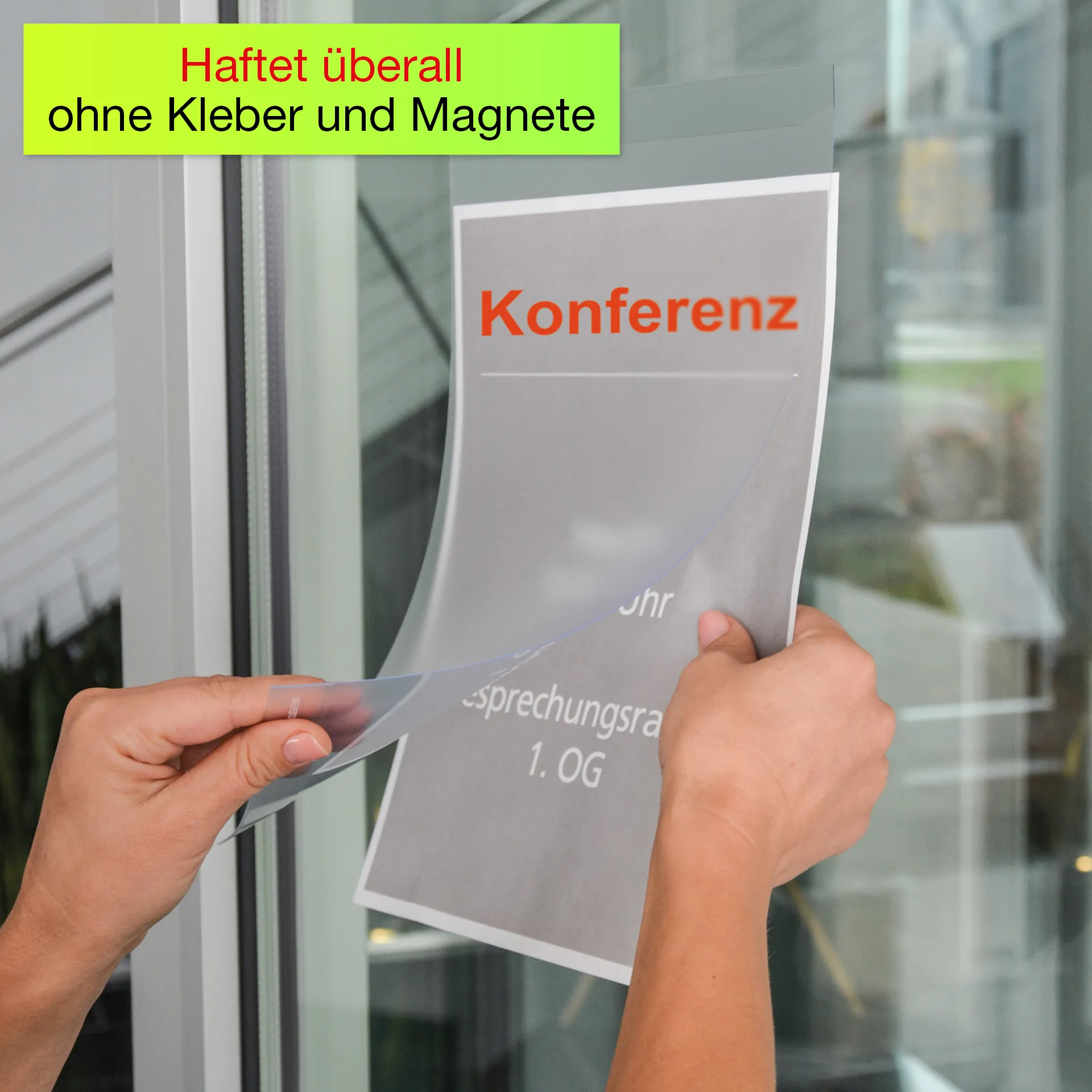TimeTEX Aushang-Einstecktasche A3, selbsthaftend
