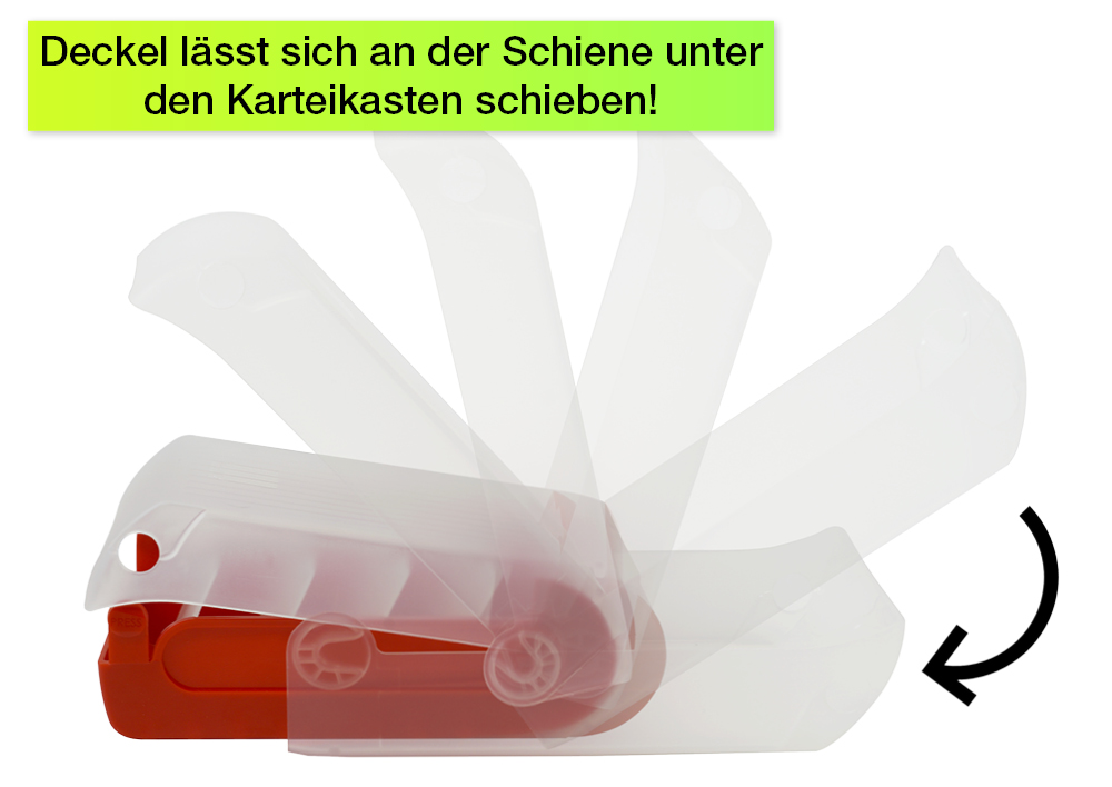 Lernbox A8 Kunststoff mit 100 Lernkärtchen Lernbox A8 Kunststoff mit 100 Lernkärtchen