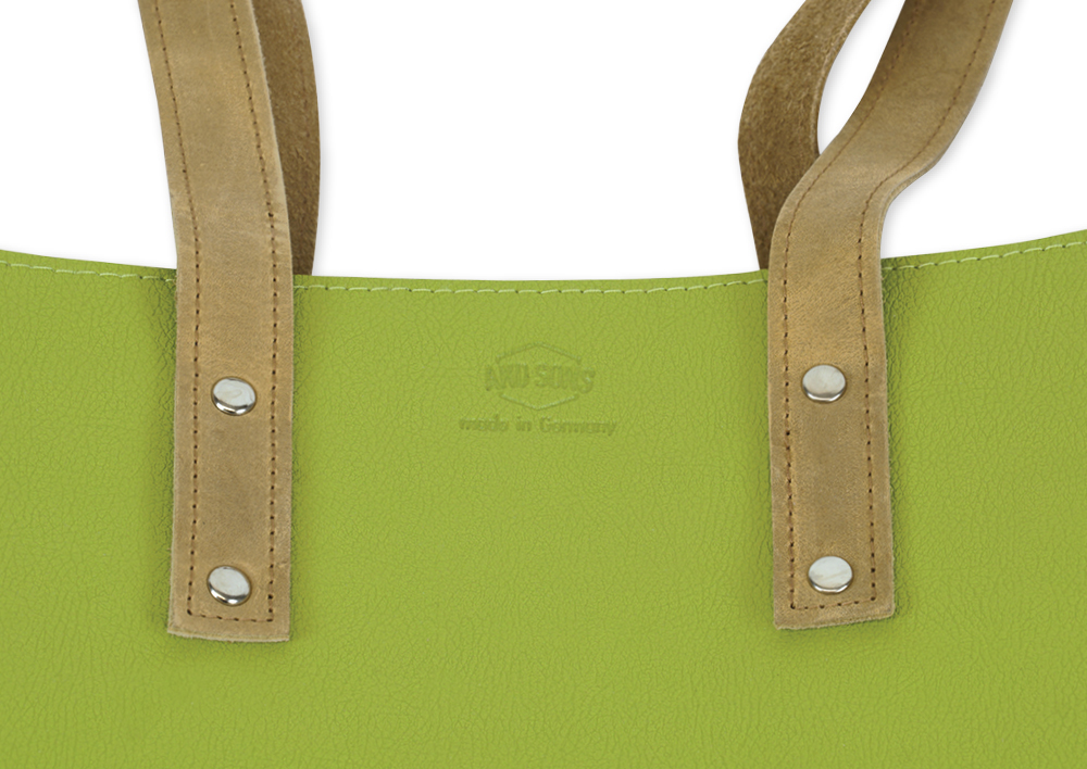 Schultertasche "Mali" aus Apfelleder