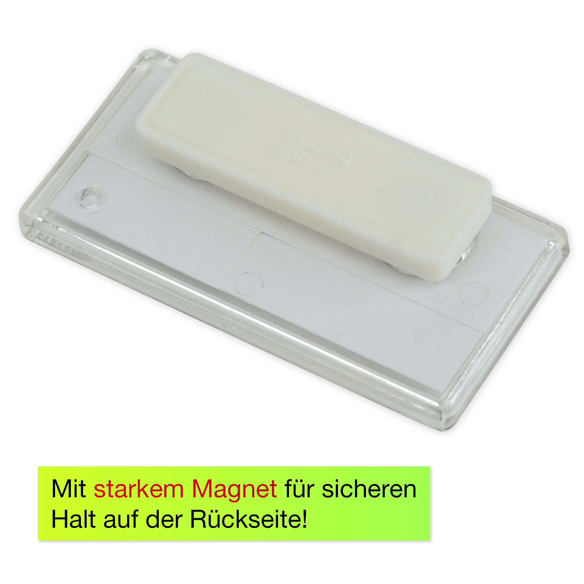 Set Namensschilder, magnetisch, 5 Stück Set Namensschilder, magnetisch, 5 Stück