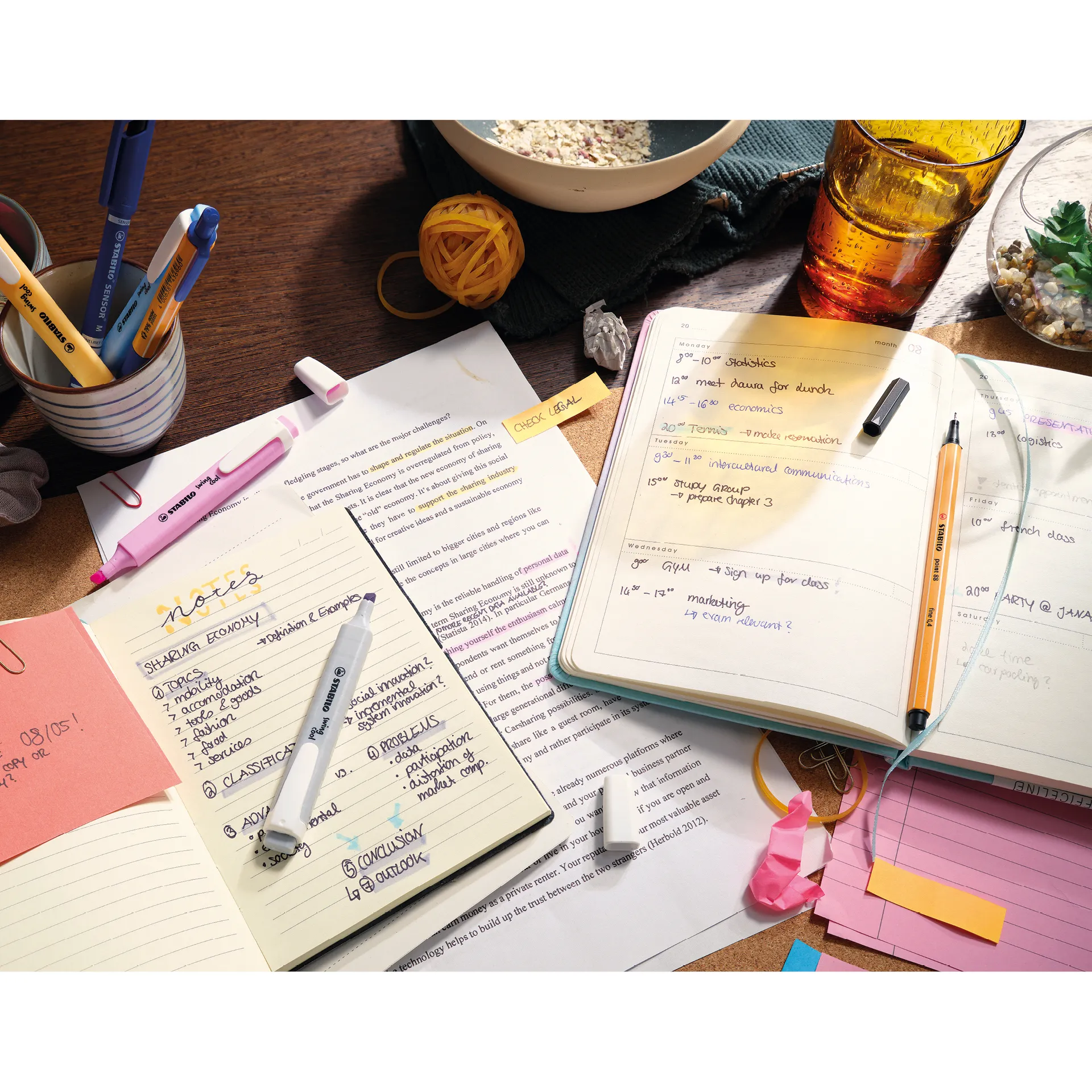 Stabilo swing cool Pastel Textmarker, 8-tlg.