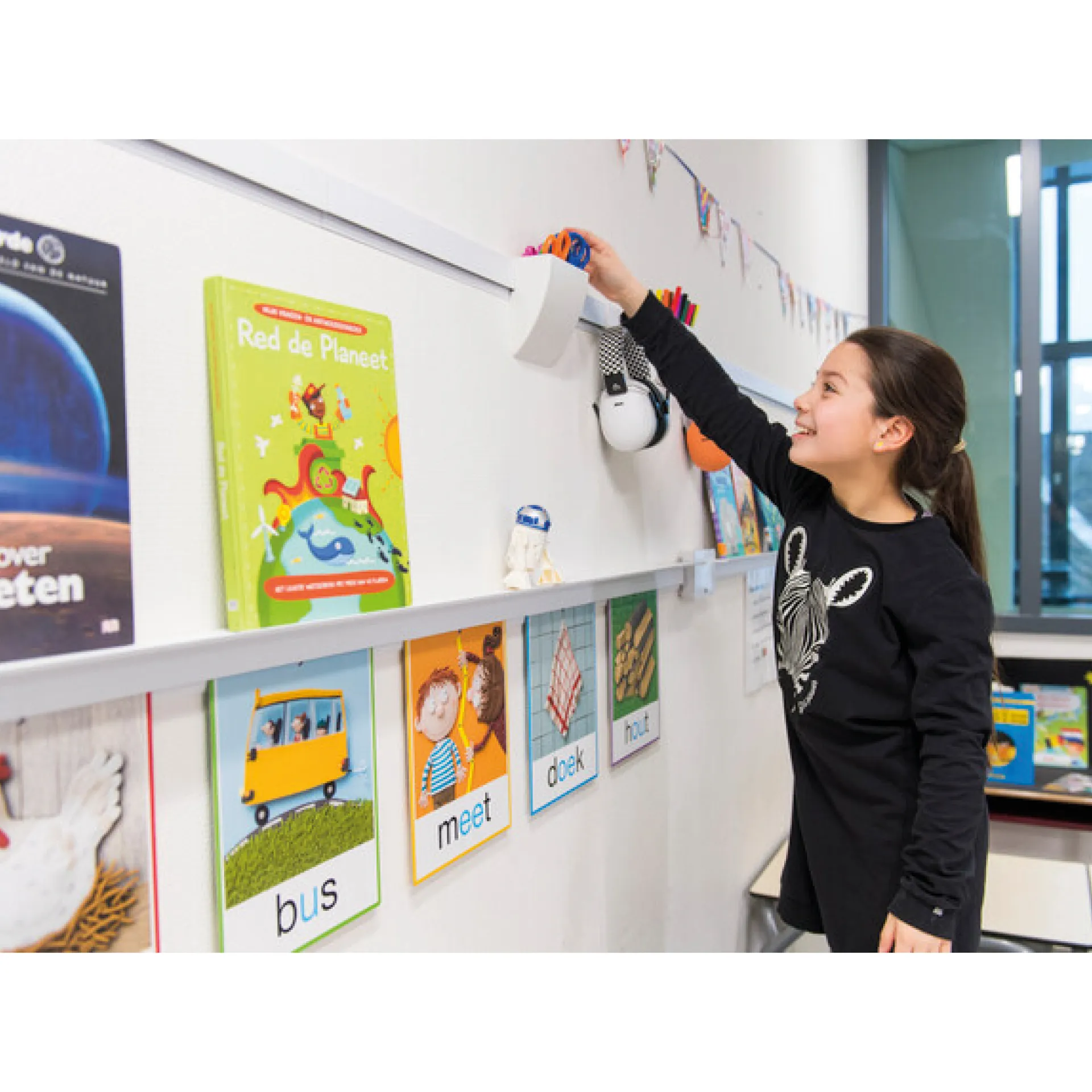 Set Info-Leiste mit Namenschildern + Haken, 21-tlg.