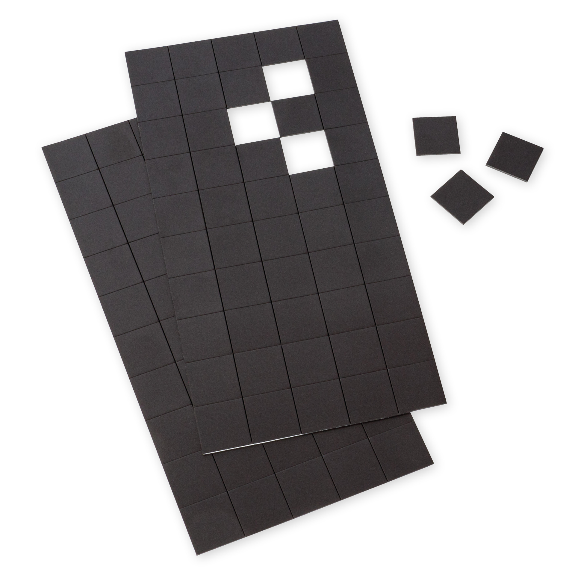 Magnet-Plättchen selbstklebend, 20x20 mm, 100 Stück