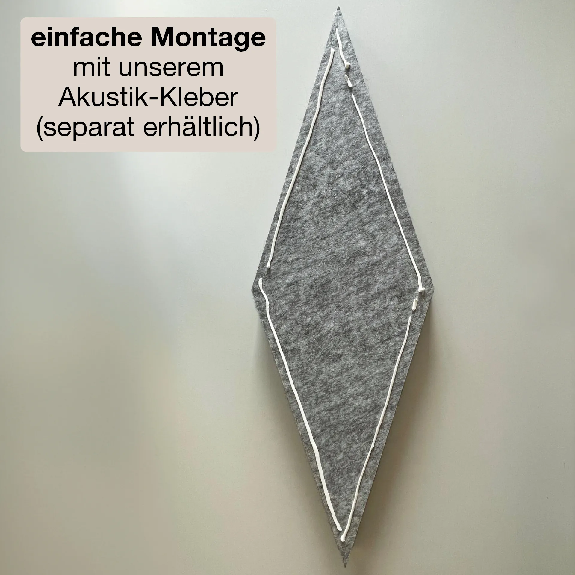 Schallabsorber Silentstar "4 Fische", 72x25 cm, 20-tlg.