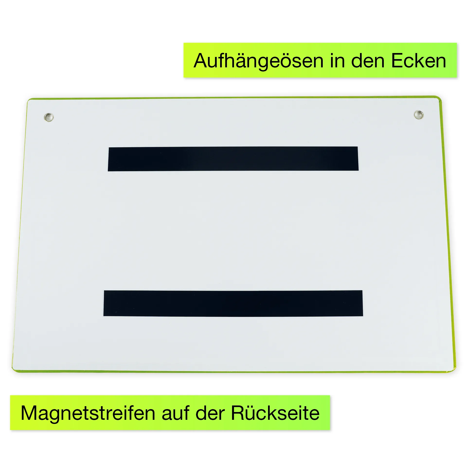 Set Gruppenarbeit-Whiteboards magnetisch, 28x43 cm, 4-tlg.
