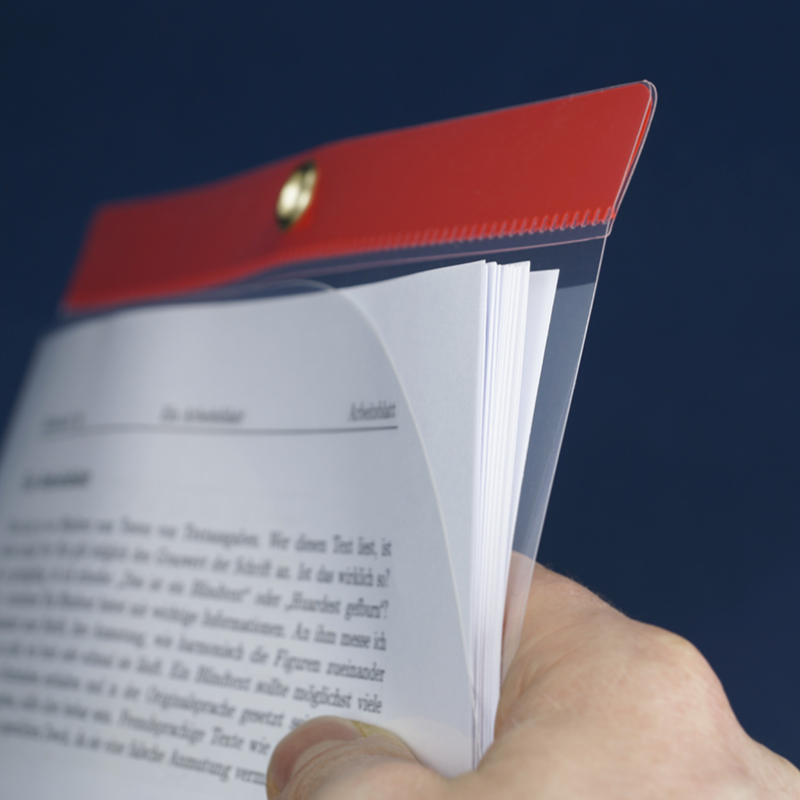 Set Einstecktaschen A4-Plus mit Farbstreifen, 5-tlg.