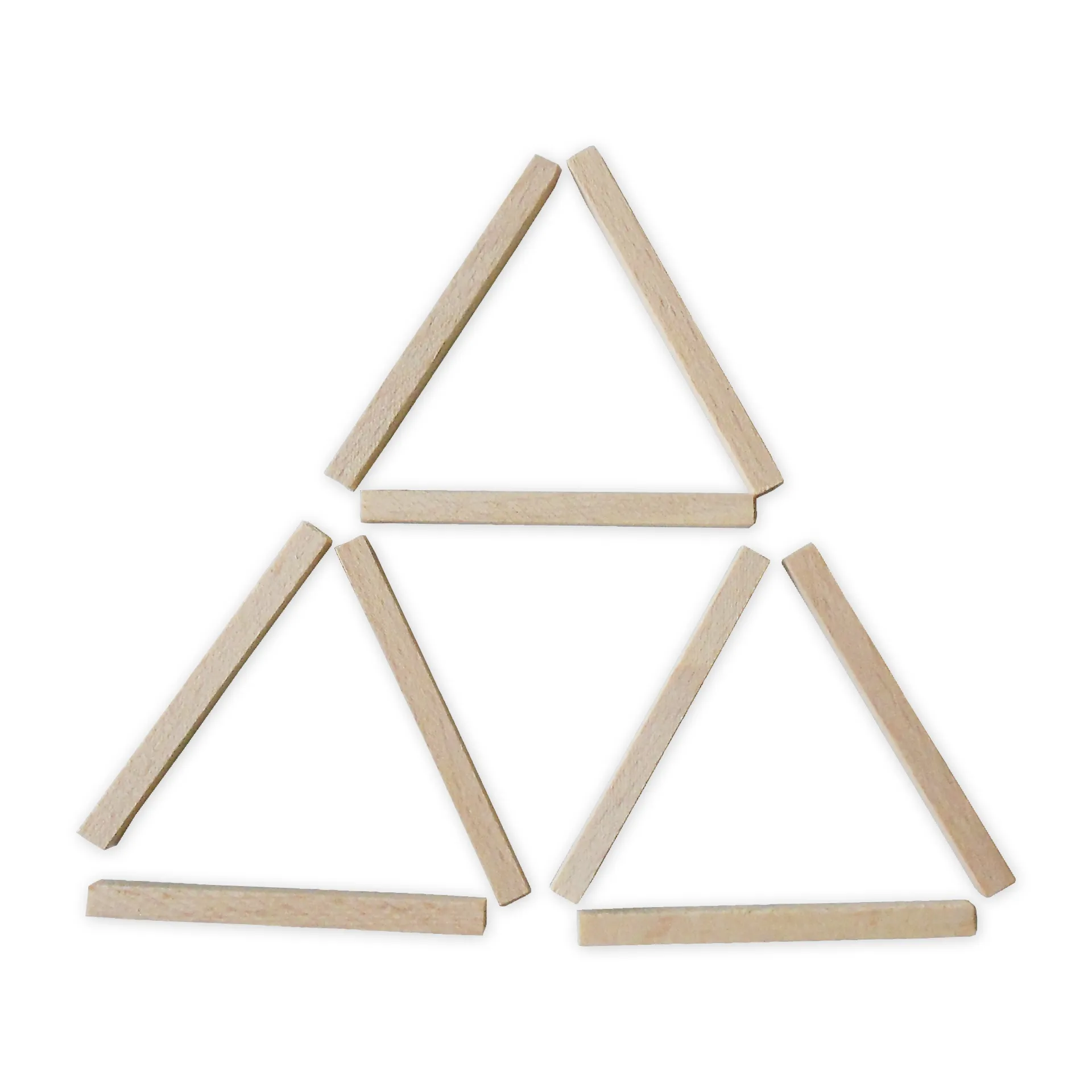 Holz-Stäbchen-Spiel im Etui