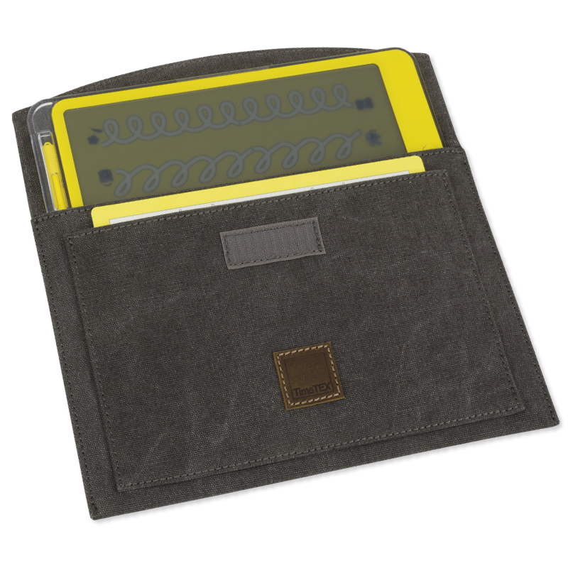 TimeTEX Tablet-Hülle aus Canvas mit Einstecktasche, 30x21 cm TimeTEX Tablet-Hülle aus Canvas mit Einstecktasche, 30x21 cm