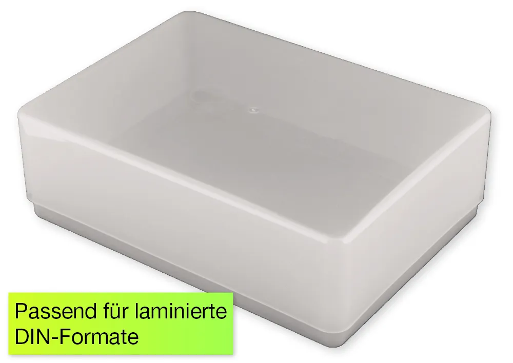 Kunststoff-Box A6, transparent farblos