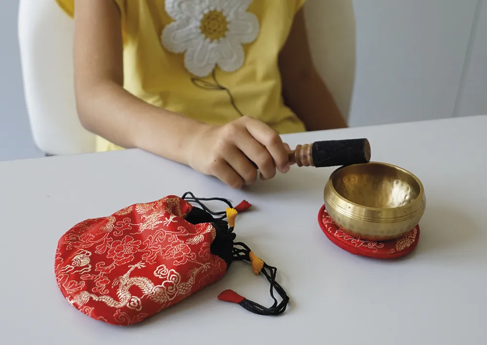 Metall-Klangschale-Set "Zen", klein