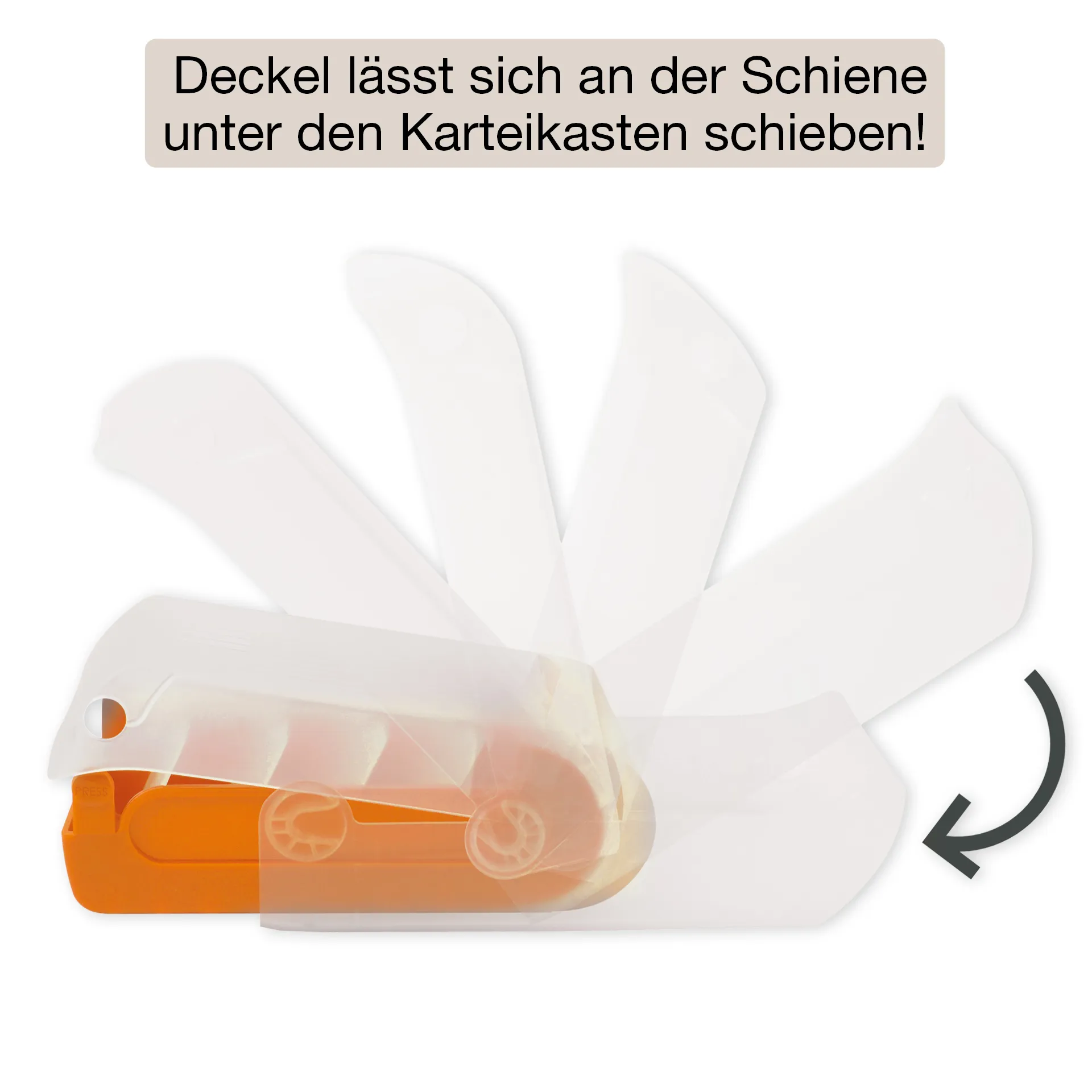 Lernbox A8 Kunststoff mit 100 Lernkärtchen