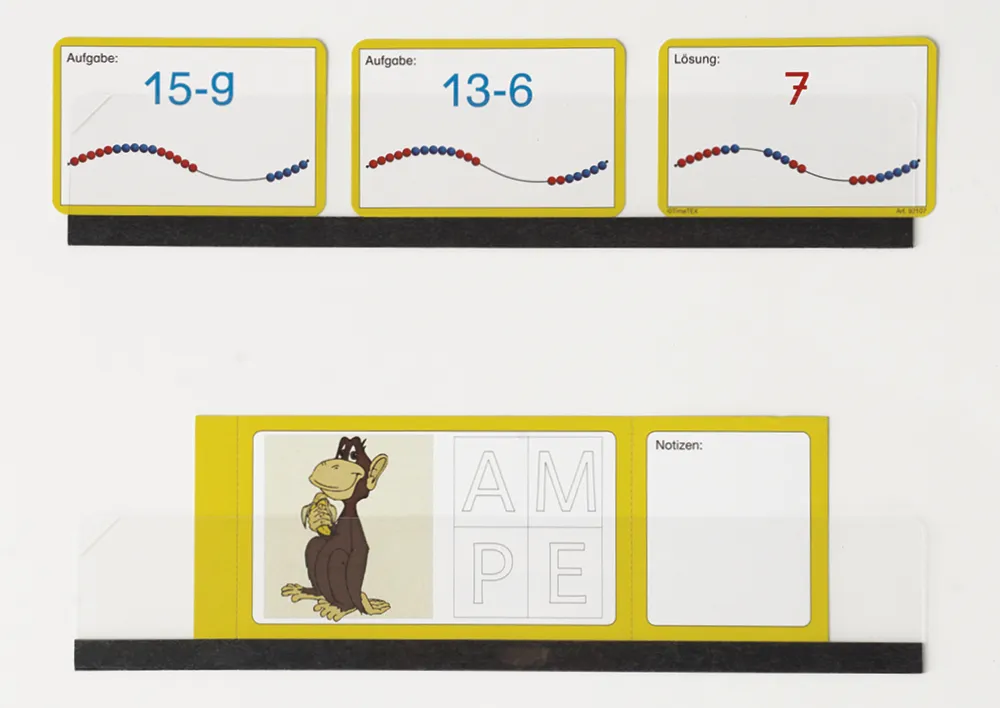 TimeTEX Magnet-Sichtstreifen, 5-tlg.