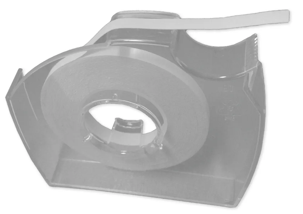 Text-Abdeckband weiss, abziehbar, 4,2mm/17,7m