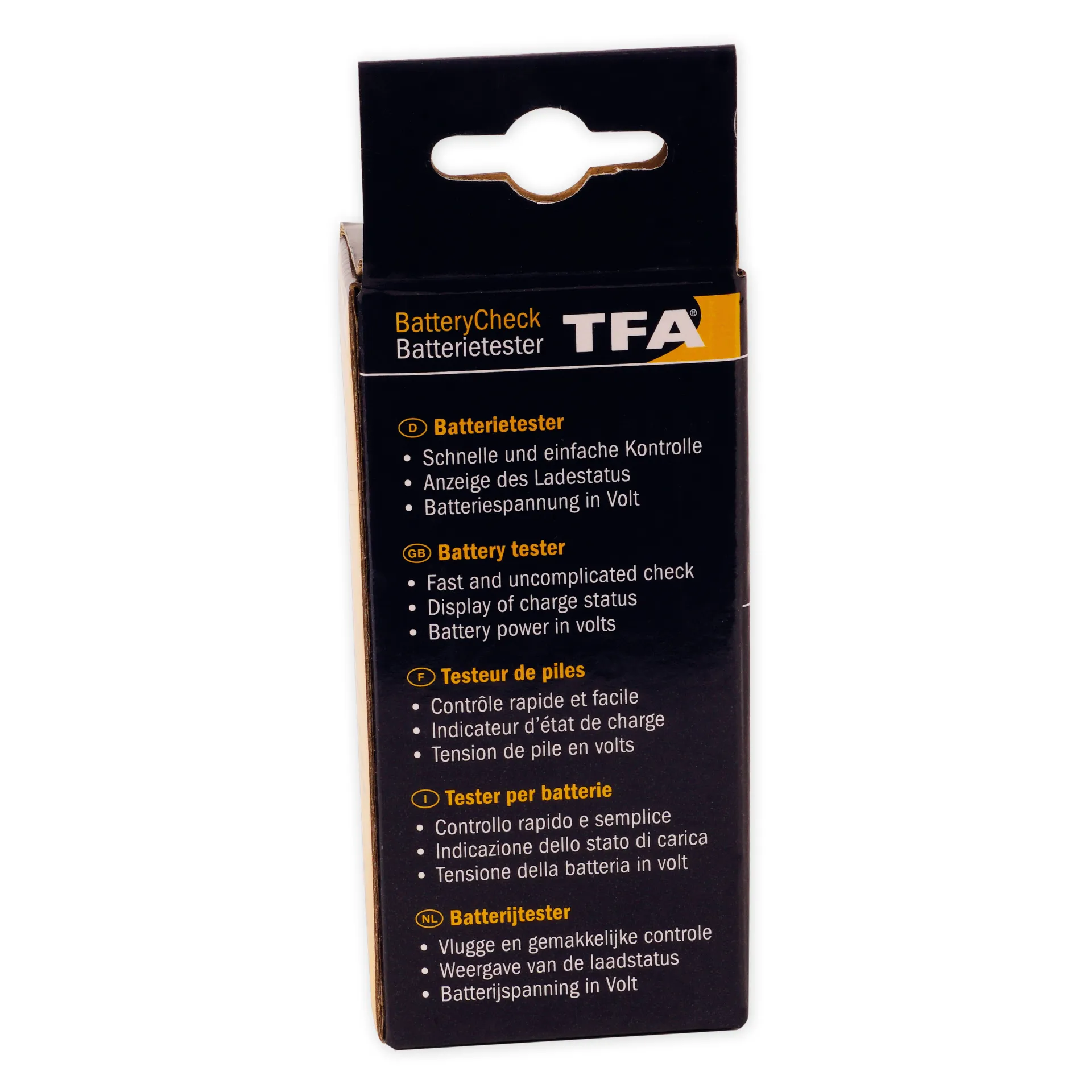 Batterie-Tester, 8,9x2,5x2,7 cm