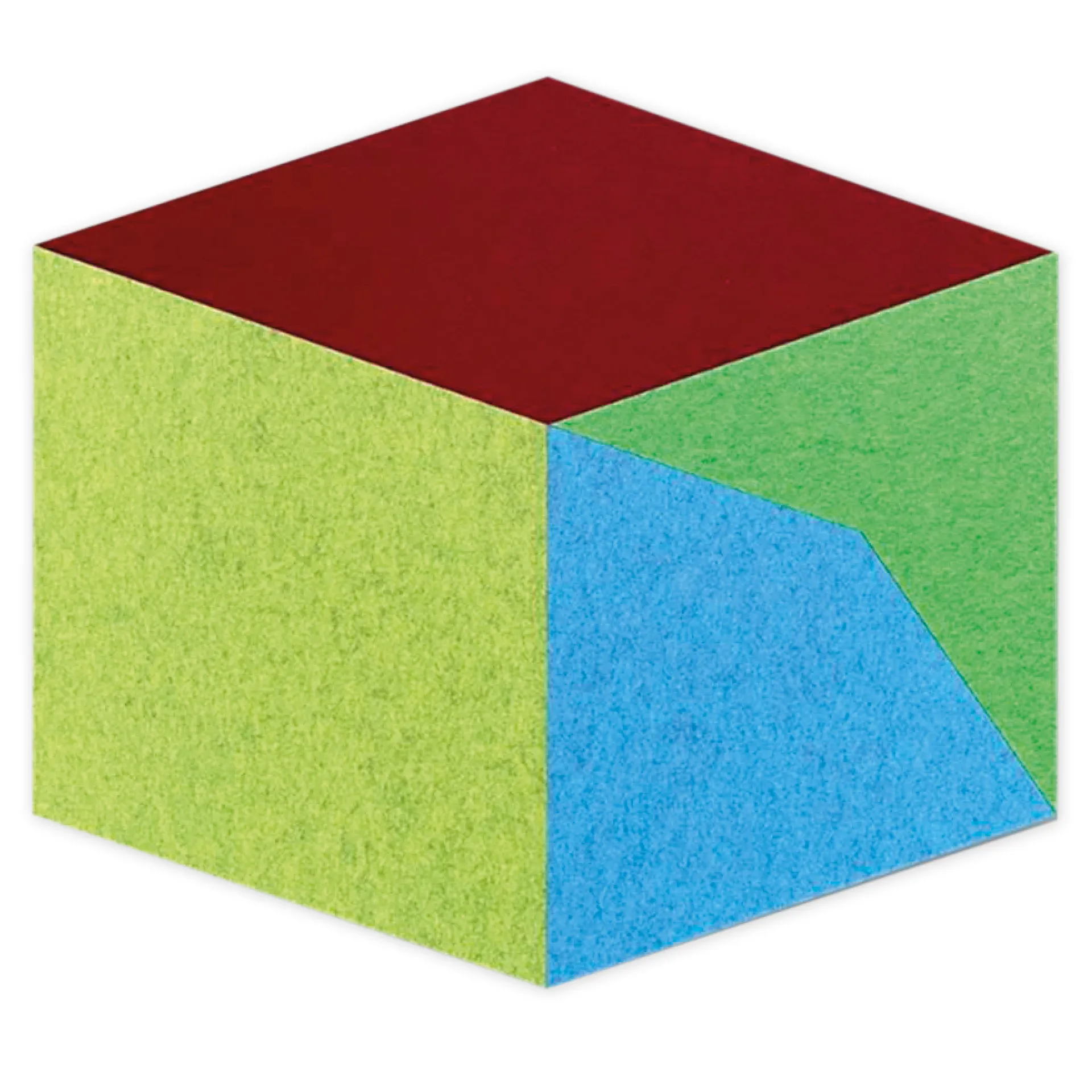 Schallabsorber Silentstar "4 Würfel", 133x137 cm, 16-tlg.