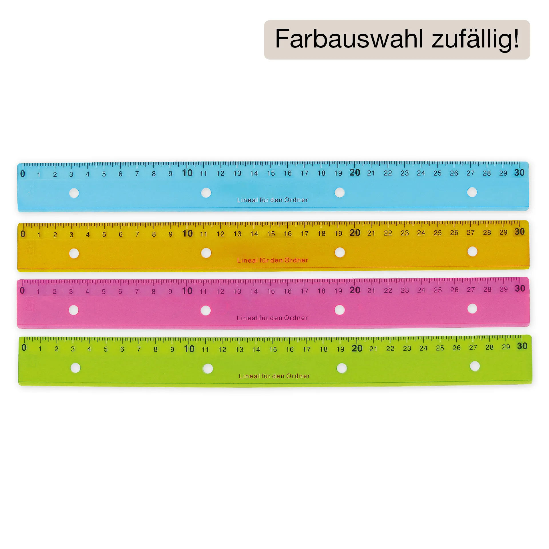 Lineal "Parat", gelocht