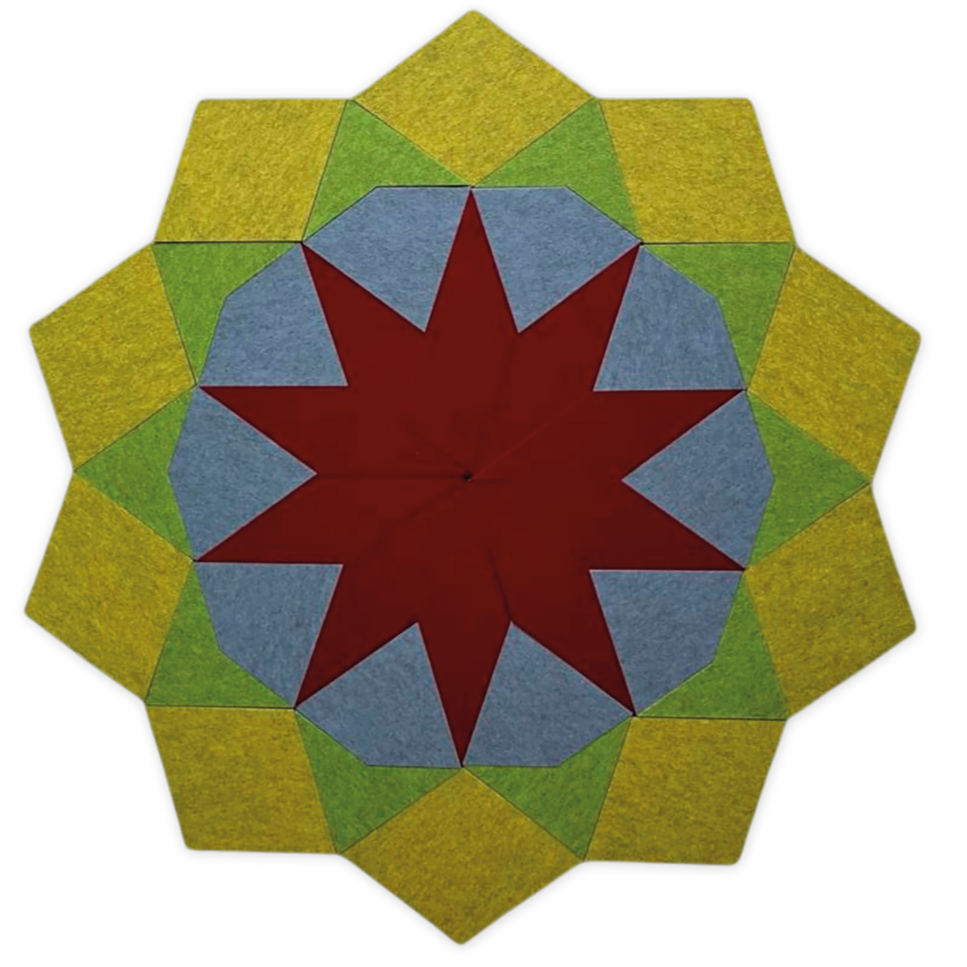 Schallabsorber AcousticArt "Sonne", 200x210 cm, 40-tlg.