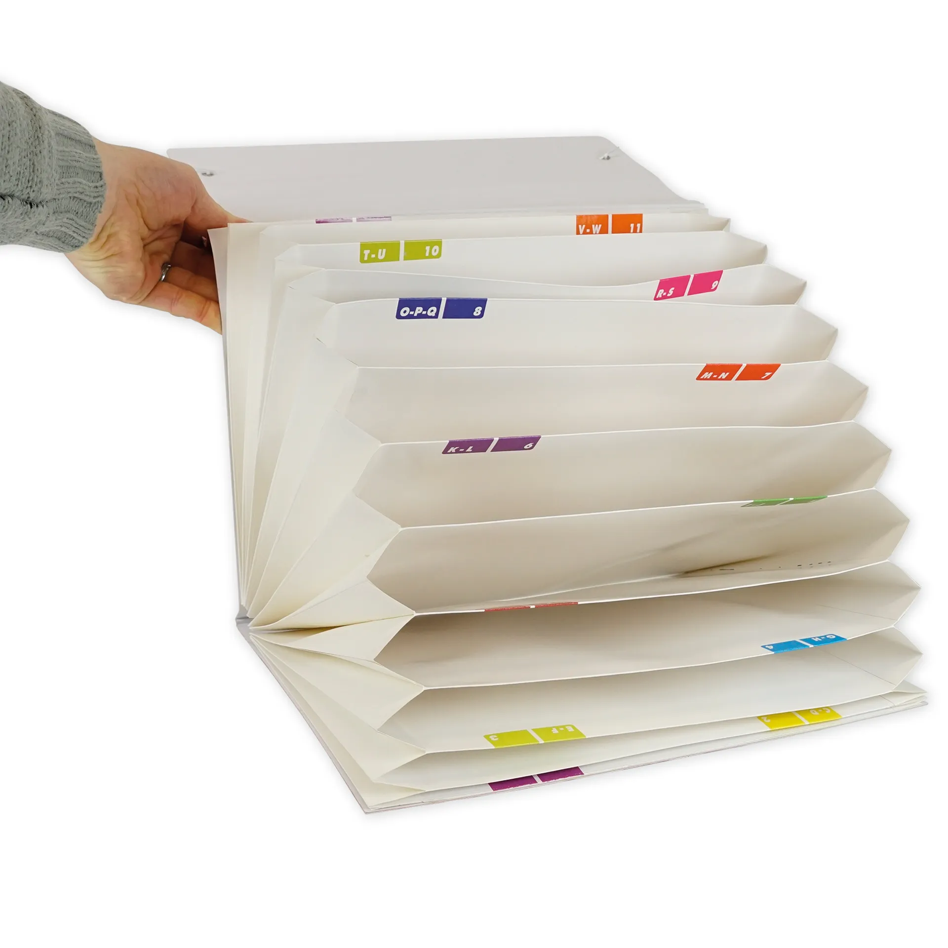 Fächermappe aus Pappe A4-Plus, farbig Fächermappe aus Pappe A4-Plus, farbig