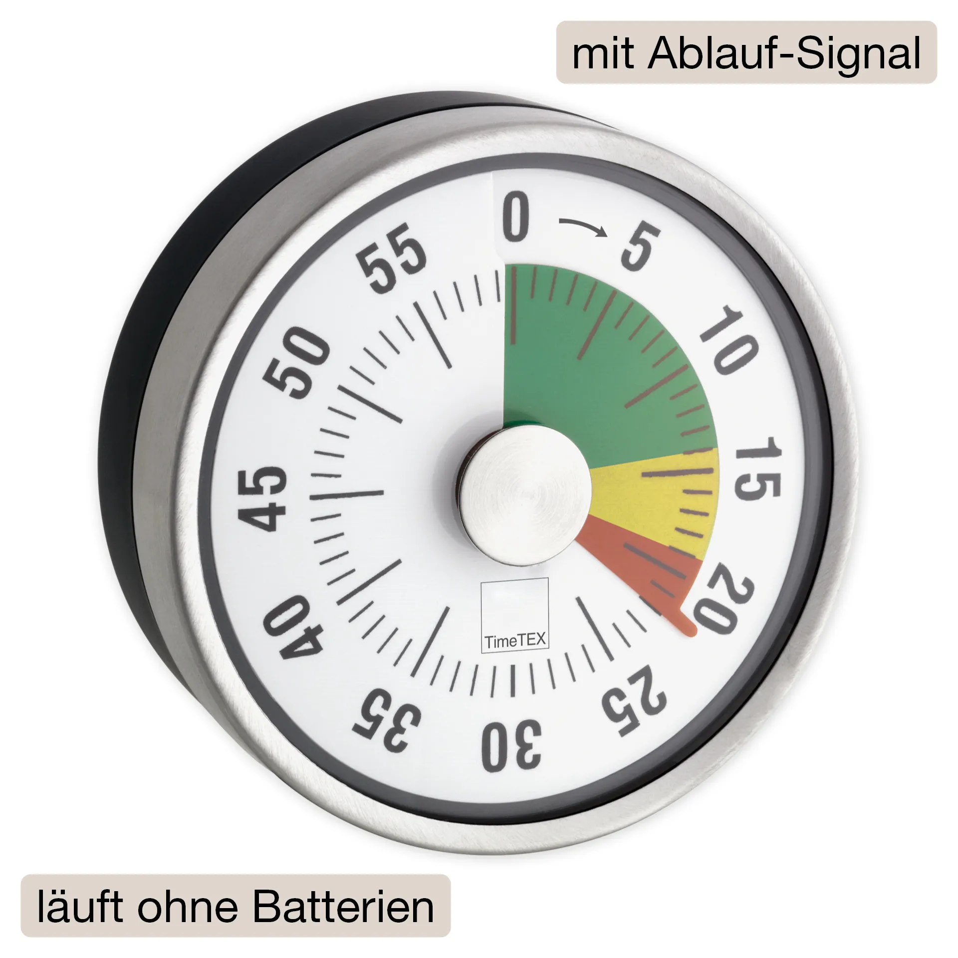 Zeitdauer-Uhr "Automatik" Compact mit Magnet und Ampelscheibe