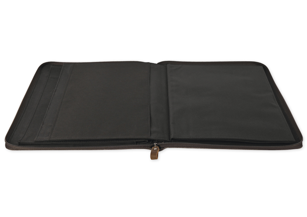Organizer aus Canvas "Mobiles Büro", für Tablet und Block Organizer aus Canvas "Mobiles Büro", für Tablet und Block