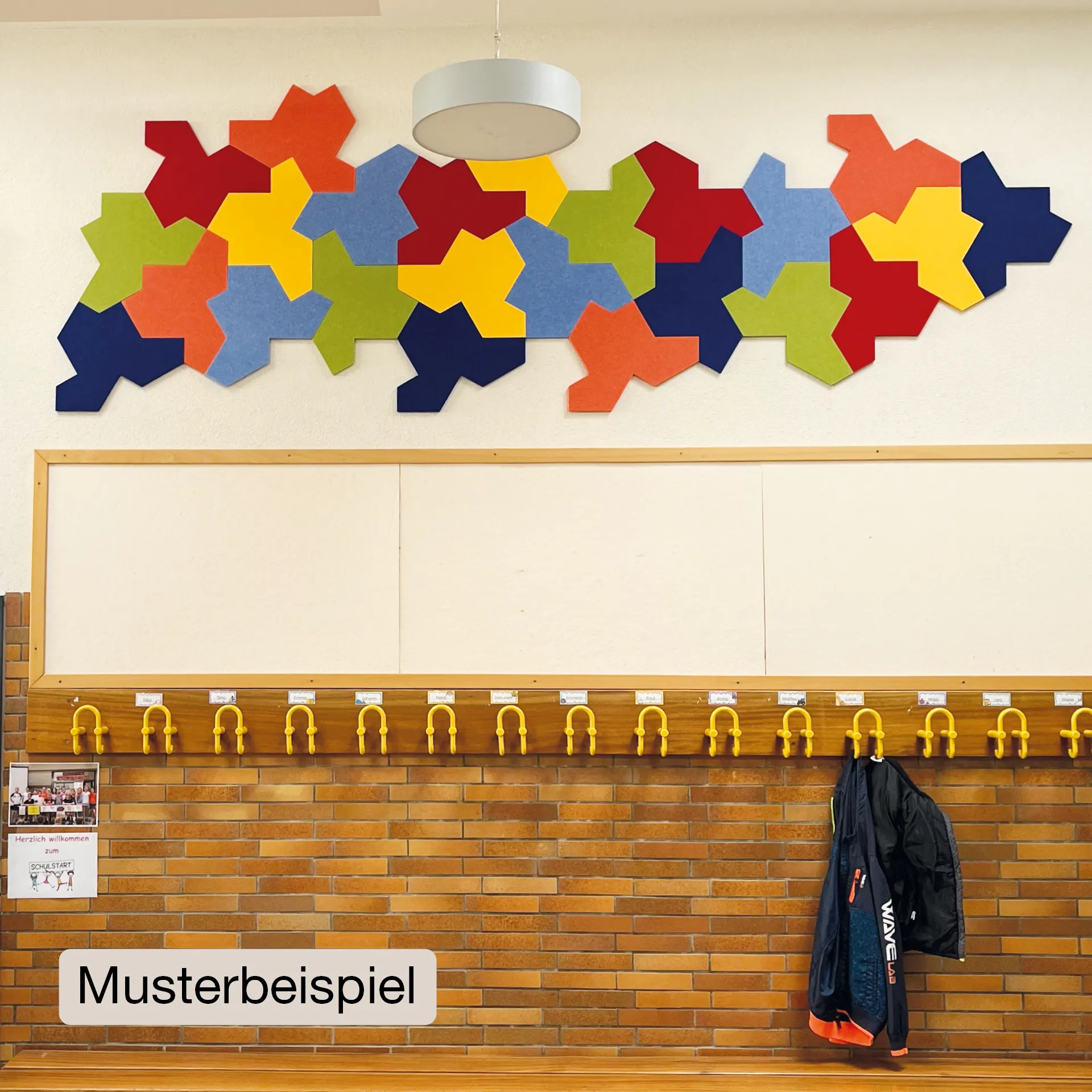 Schallabsorber Silentstar "EinStein" 4-farbig, 12 Stück