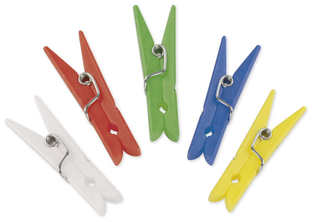 Set Kunststoff-Klammern 35 mm (für Markierungen), 250 Stück Set Kunststoff-Klammern 35 mm (für Markierungen), 250 Stück