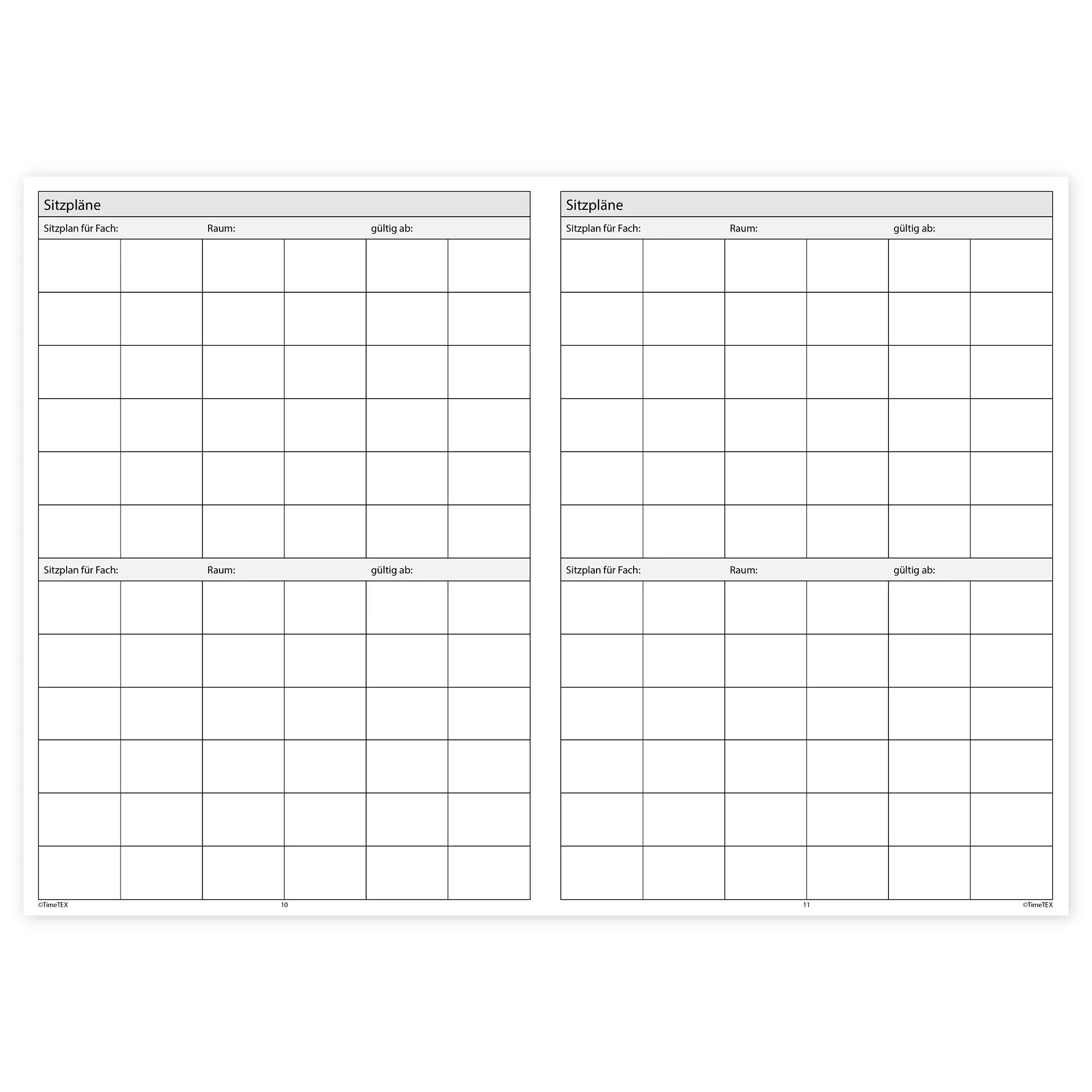 TimeTEX Klassenbuch A4-Plus, Sekundarstufe + Grundschule