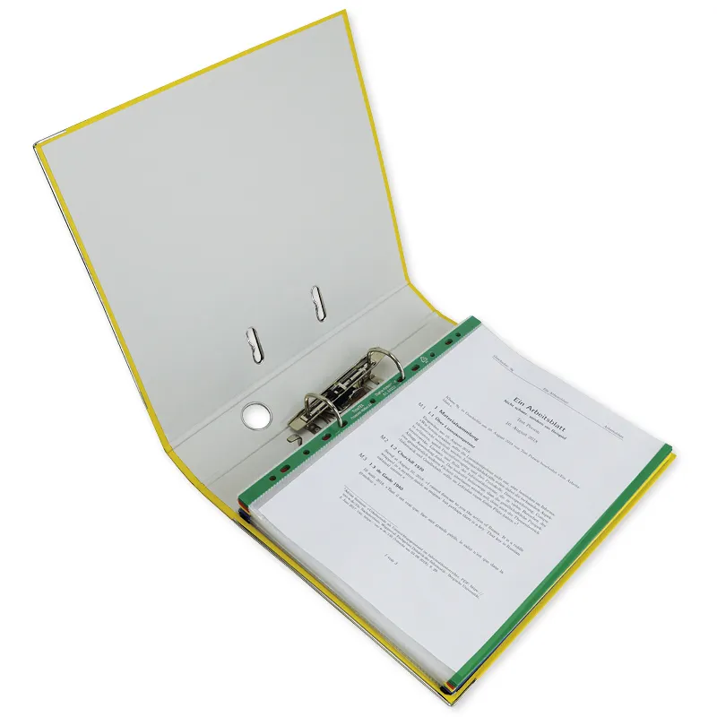 Prospekt-Hüllen A4 mit Duplex-Farbstreifen, 50 Stück