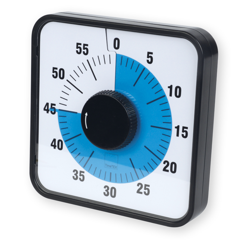 Zeitdauer-Uhr "Automatik" magnetisch, 19x19 cm Zeitdauer-Uhr "Automatik" magnetisch, 19x19 cm