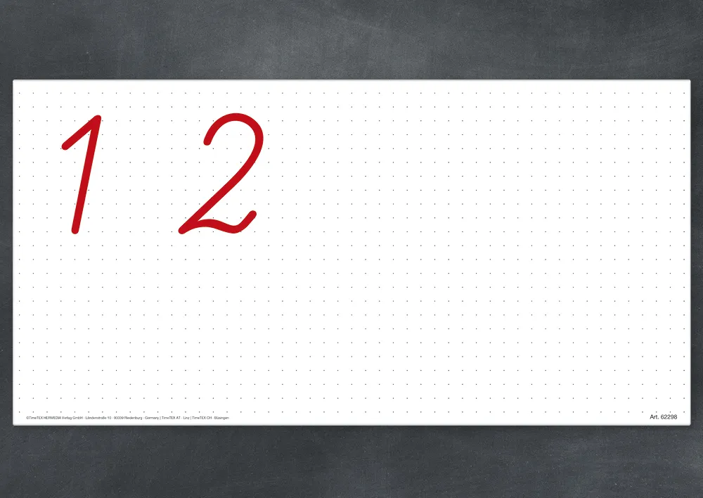 TimeTEX Flexo-Whiteboard mit Punktraster, magnetisch, 2-tlg.