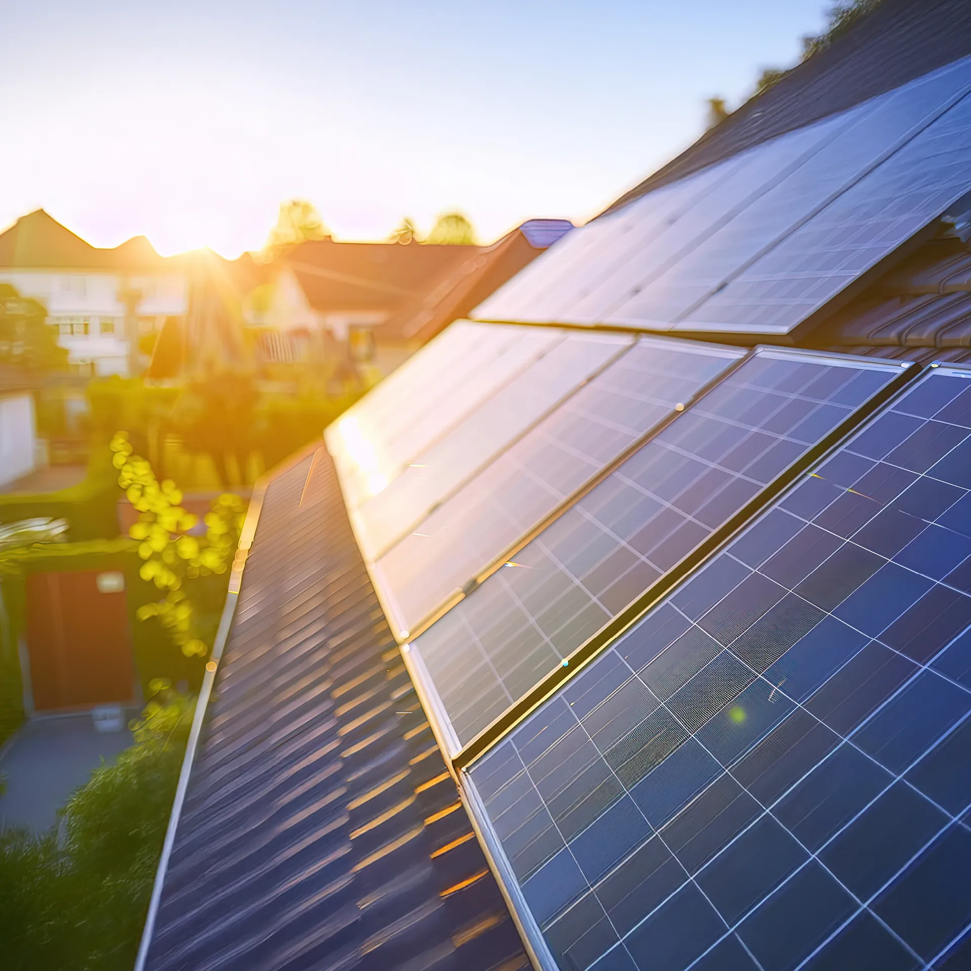Solaranlage auf Dach