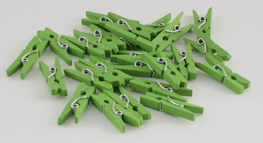 Holz-Klammern 25 mm, 50 Stück