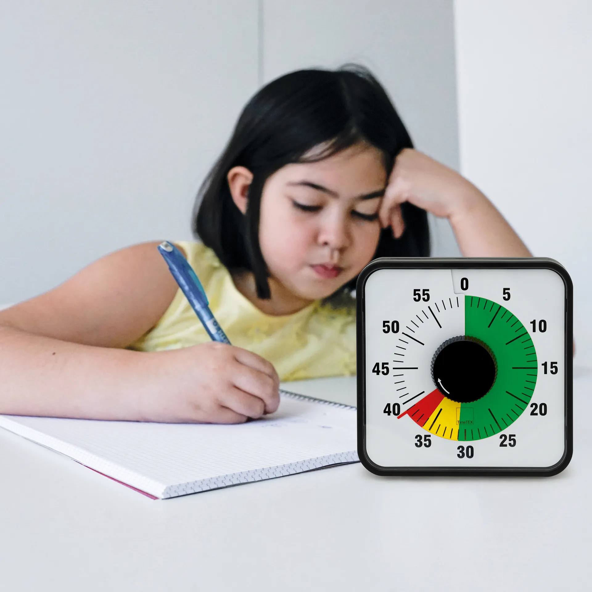 Zeitdauer-Uhr "Automatik" magnetisch, 19x19 cm, mit Ampelscheibe