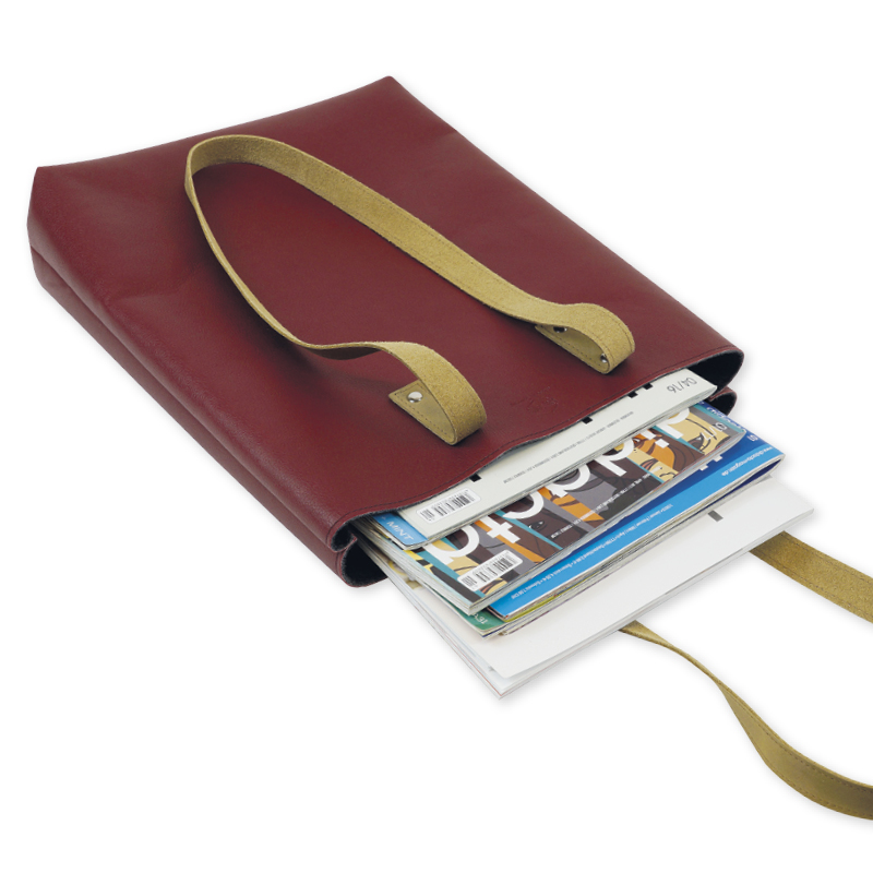 Schultertasche "Mali" aus Apfelleder Schultertasche "Mali" aus Apfelleder